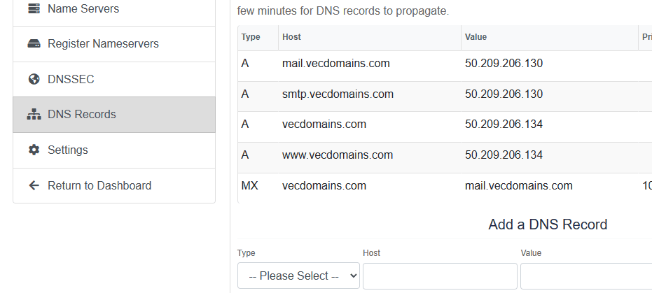 DNS Management